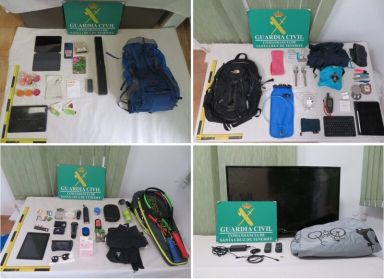 Detenido por 9 delitos contra el patrimonio en Los Llanos de Aridane