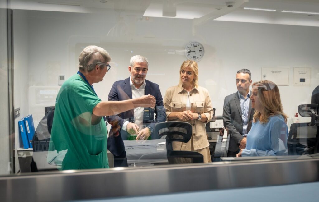 Visita Clavijo hemodinámica HUNSC