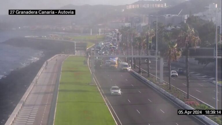 Herido grave tras ser atropellado en la Avenida Marítima de Las Palmas de Gran Canaria