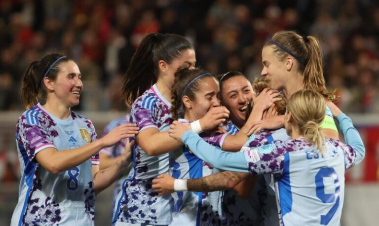 7-0. Festín goleador de la selección española ante Bélgica