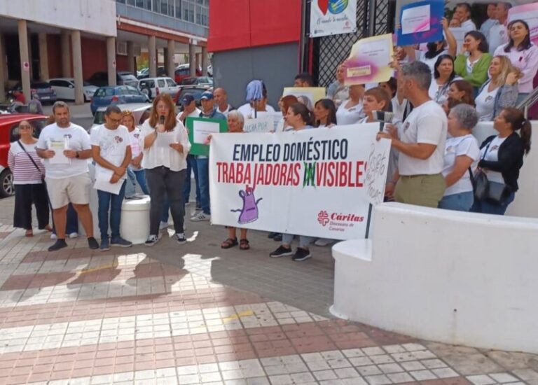 Cáritas denuncia la precariedad laboral de las trabajadoras del hogar en Canarias