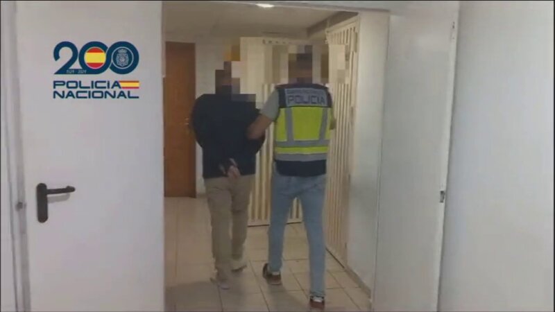 Detenido un fugitivo reclamado por Austria. Imagen Policía Nacional