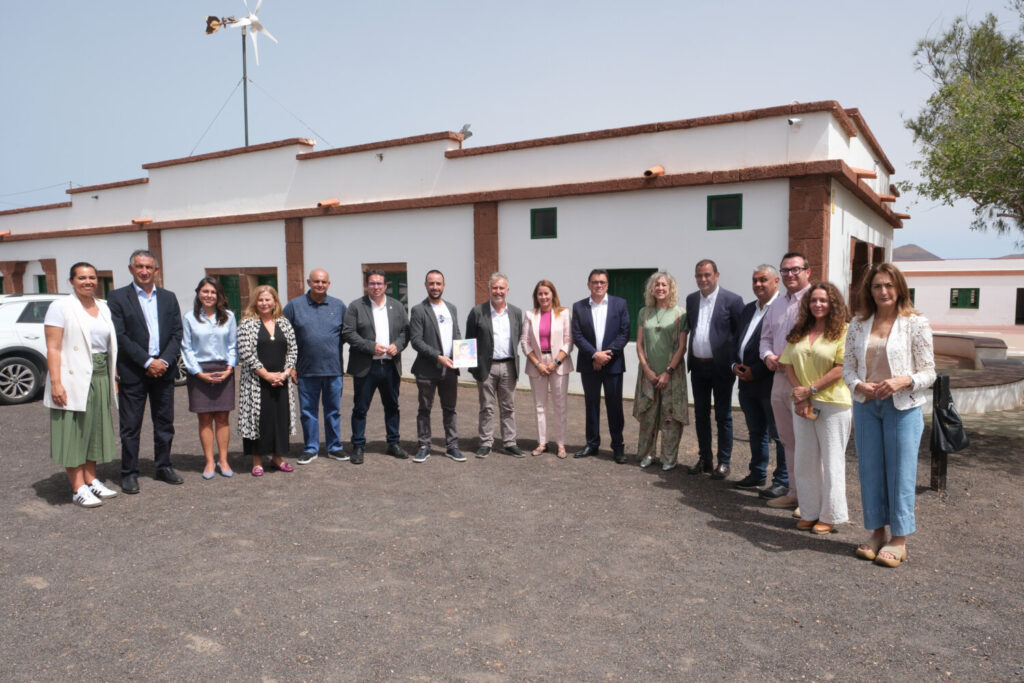 Visita a la antigua Colonia Agrícola Penitenciaria de Tefía, Fuerteventura. Imagen Cabildo de Fuerteventura