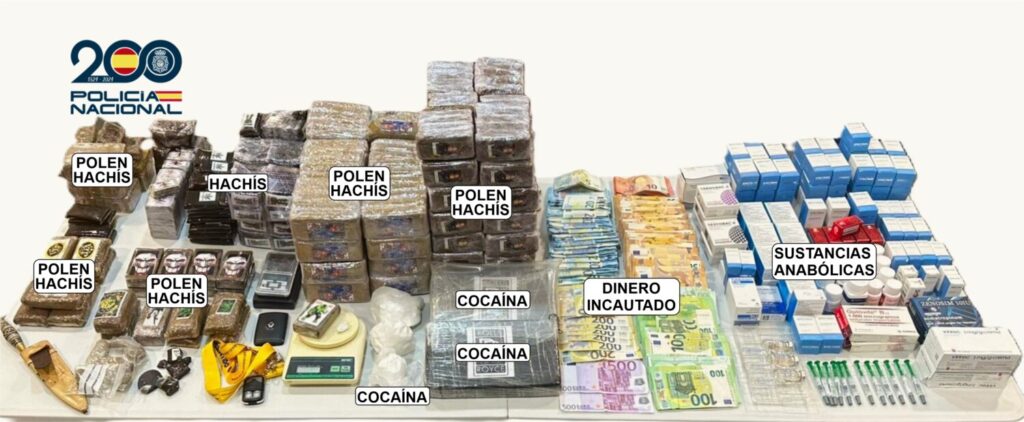 Cinco detenidos tras desarticular un punto de venta de drogas en Telde