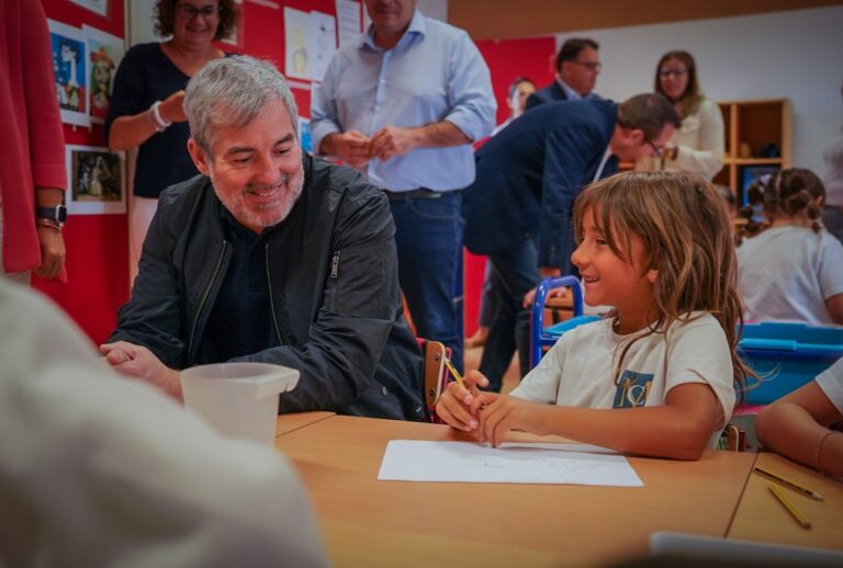 Clavijo apuesta por recuperar el convenio de infraestructuras educativas