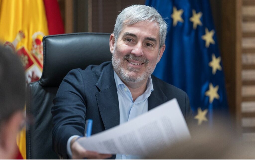 El presidente de Canarias, Fernando Clavijo. Imagen: Presidencia del Gobierno