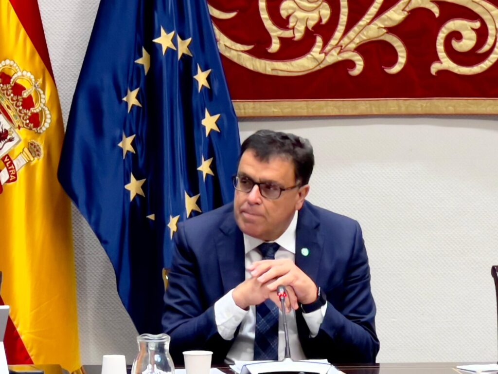 Manuel Miranda, consejero de Política Territorial, Cohesión Territorial y Aguas. Imagen Gobierno de Canarias