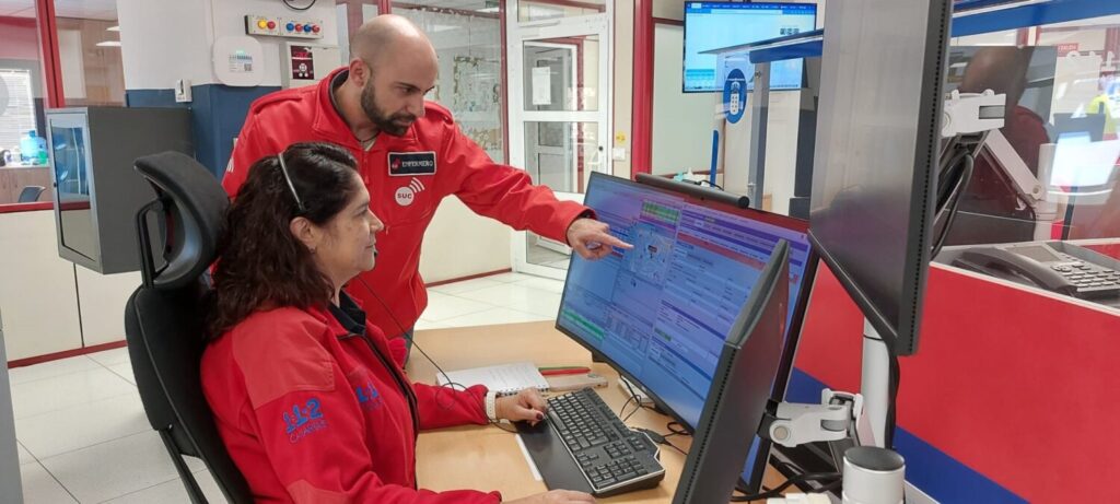Herido un niño de 14 años en la colisión frontal entre dos turismos en Llano Los Viejos, en La Laguna. Sala operativa del 112 Canarias CEDIDO POR 112 CANARIAS (Foto de ARCHIVO) 04/1/2024