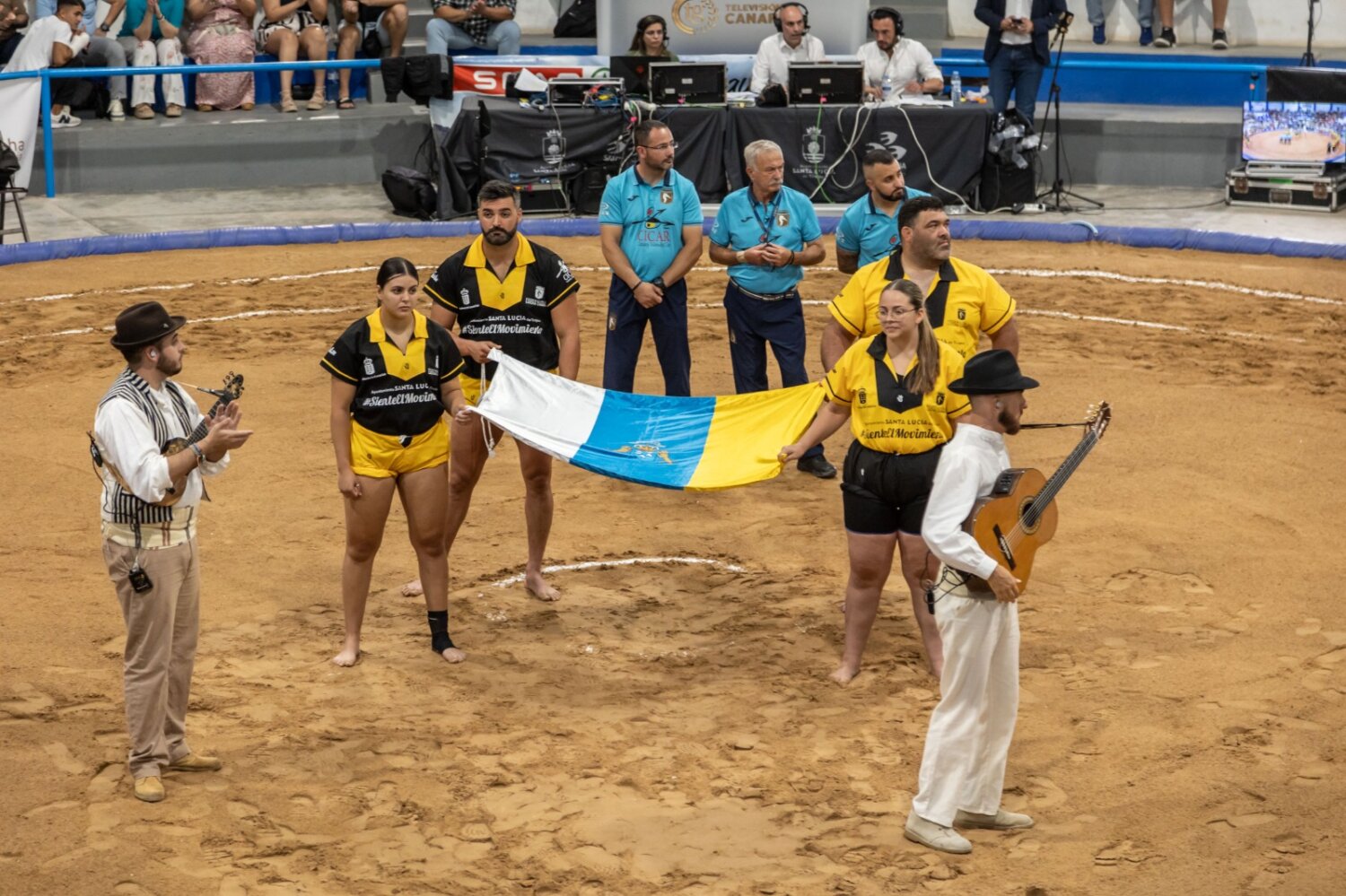 Televisión Canaria inaugura en directo la Semana de los Deportes Autóctonos desde Santa Cruz de La Palma