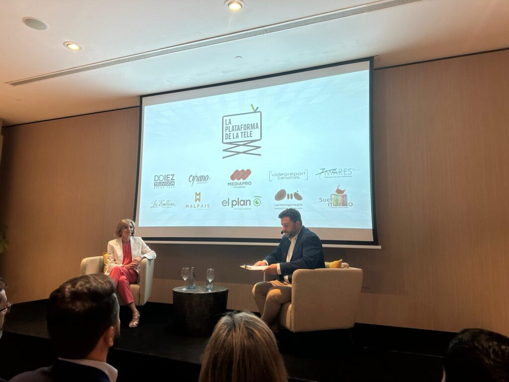 Contenidos audiovisuales. Imagen del acto celebrado este martes y organizado por "La Plataforma de La Tele"