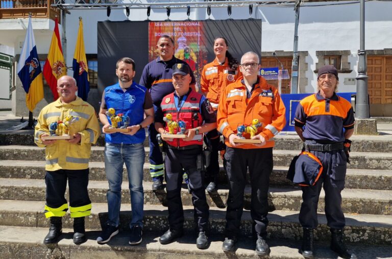 Gran Canaria reconoce la labor contra los incendios con el Bombero Forestal Presa 2024