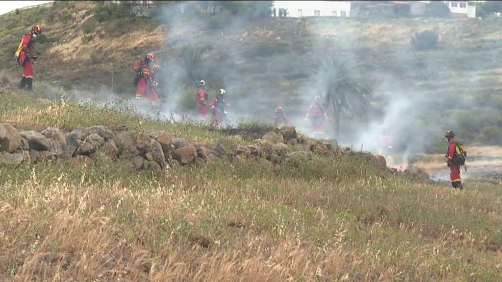 La UME prepara la campaña contra incendios en La Gomera. Imagen RTVC