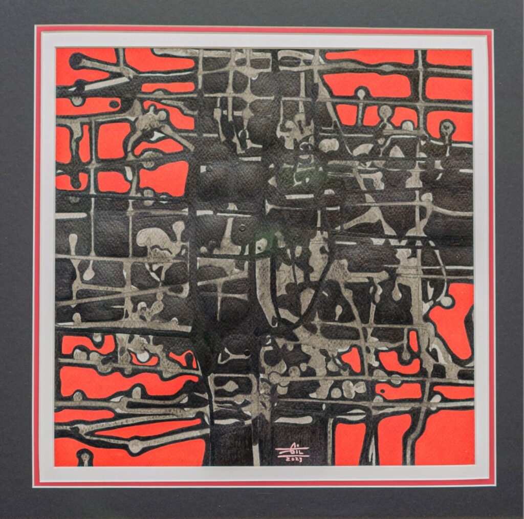 Sergio Gil profundiza en la obra de Millares y en su propia trayectoria. ‘Rojo y negro’, nueva exposición en la Casa-Museo León y Castillo