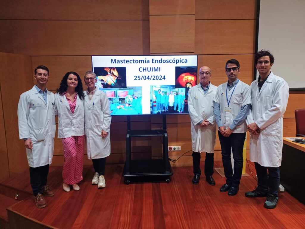 Cirugía pionera en Canarias para tratar el cáncer de mama. Imagen: Consejería de Sanidad del Gobierno de Canarias