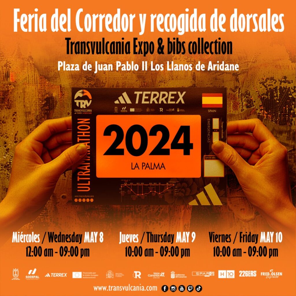 Imagen del cartel de la Feria del Corredor Transvulcania 2024