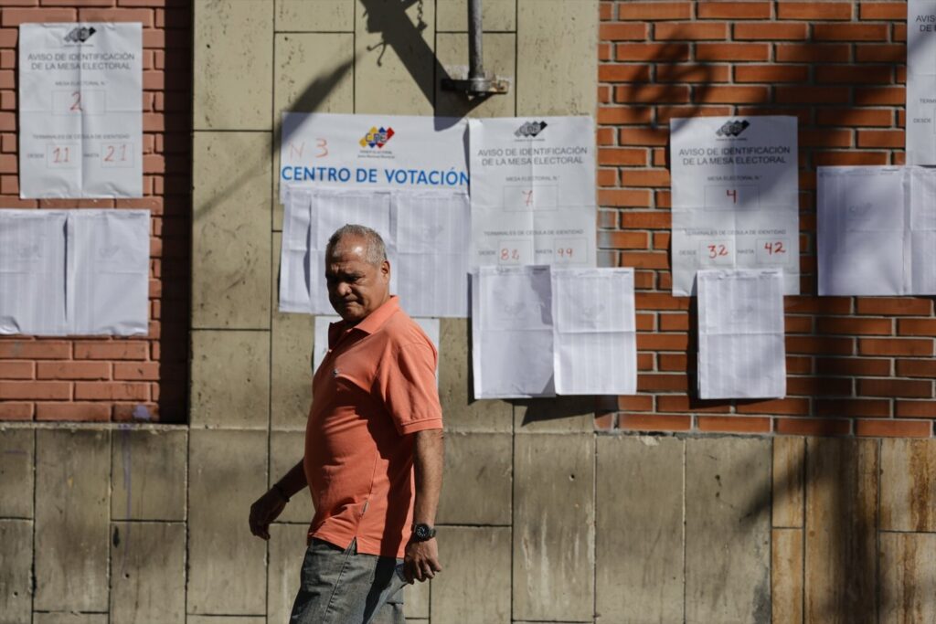  Imagen de archivo de un centro de votación en Venezuela. - Jesus Vargas/dpa/Europa Press