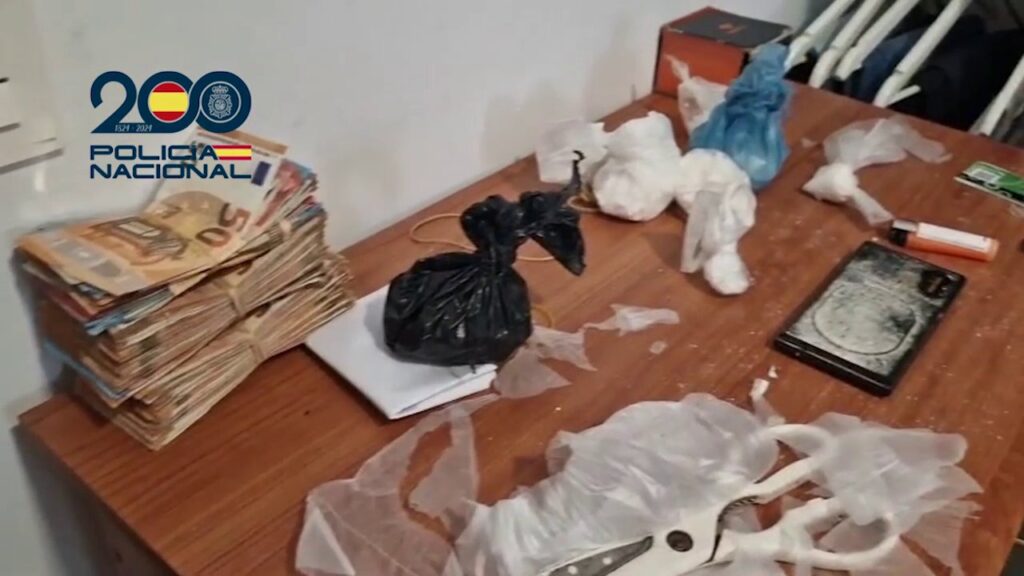 Desarticulado grupo criminal de tráfico de droga. Imagen Policía Nacional