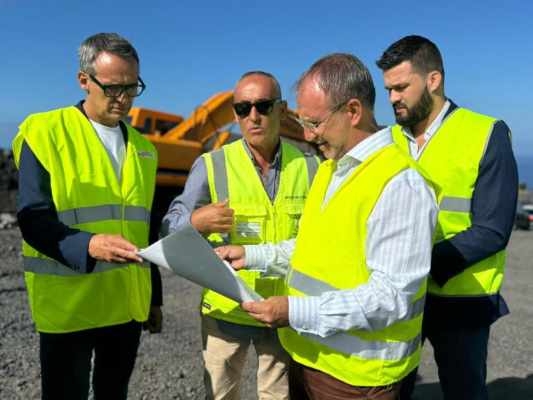 Arrancan las obras de recuperación de la carretera de Todoque