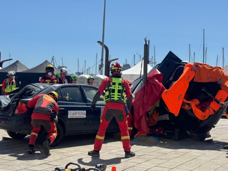 Mención para los bomberos de Gran Canaria que ganan el campeonato de rescate en accidentes de tráfico
