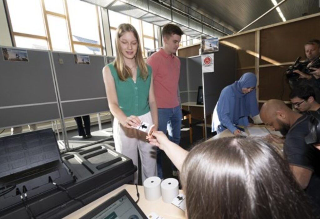 Colegios electorales Bélgica. Efe