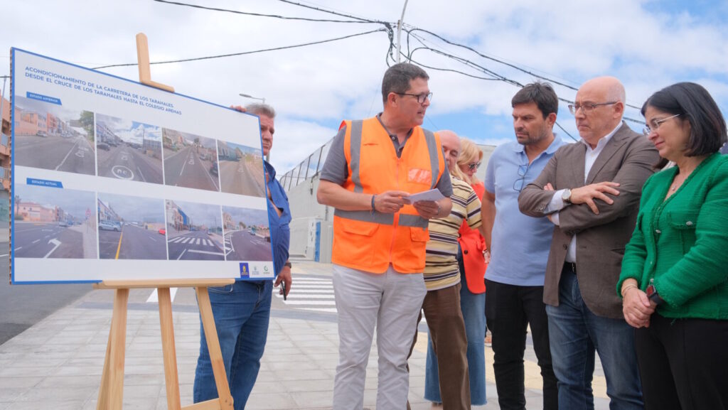 Culminan las obras de mejora de la carretera de los Tarahales en Gran Canaria