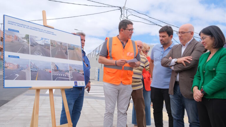 Culminan las obras de mejora de la carretera de los Tarahales en Gran Canaria