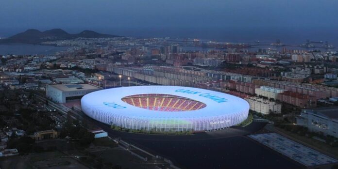 Proyecto del EStadio de Gran Canaria para la sede del Mundial 2030