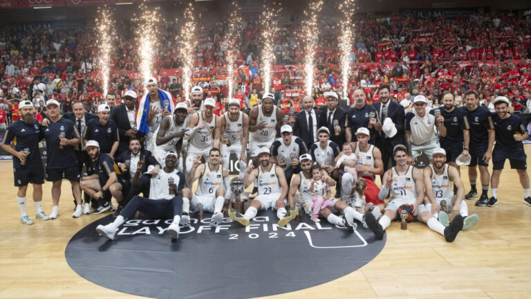 73-84. El Real Madrid se proclama campeón de la ACB ante el UCAM Murcia