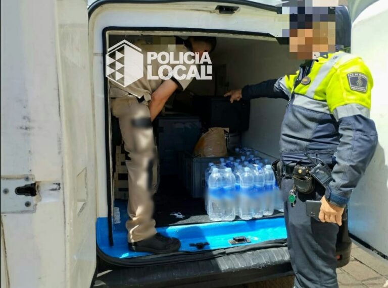 Retiran alimentos destinados a colegios de Santa Cruz de Tenerife por transporte irregular