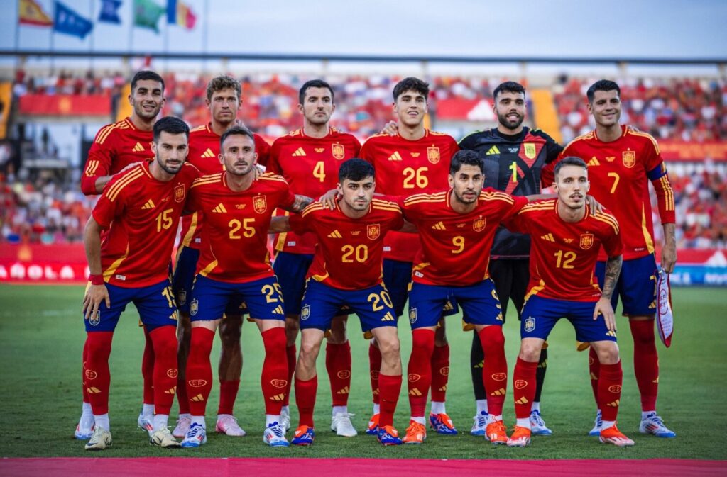 Pedri y Ayoze, en la Eurocopa de Alemania. Imagen: Once titular en el partido amistoso ante Andorra. RFEF