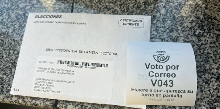 Más de 571.000 personas han votado ya por correo a las elecciones europeas del 9 de junio
