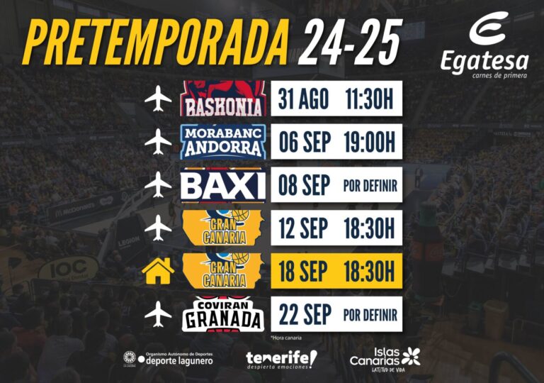 La Laguna Tenerife | Partidos de pretemporada