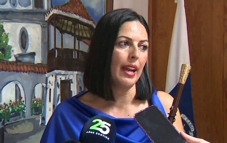 Davinia Falcón, nueva alcaldesa de San Mateo, en Gran Canaria, tras una moción de censura