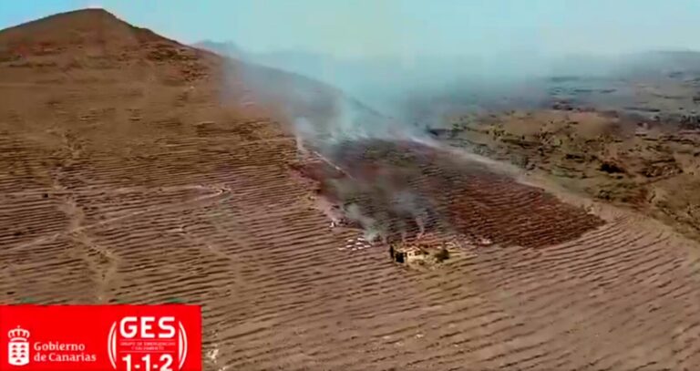 Dan por controlado el conato de incendio en Arguayoda, La Gomera