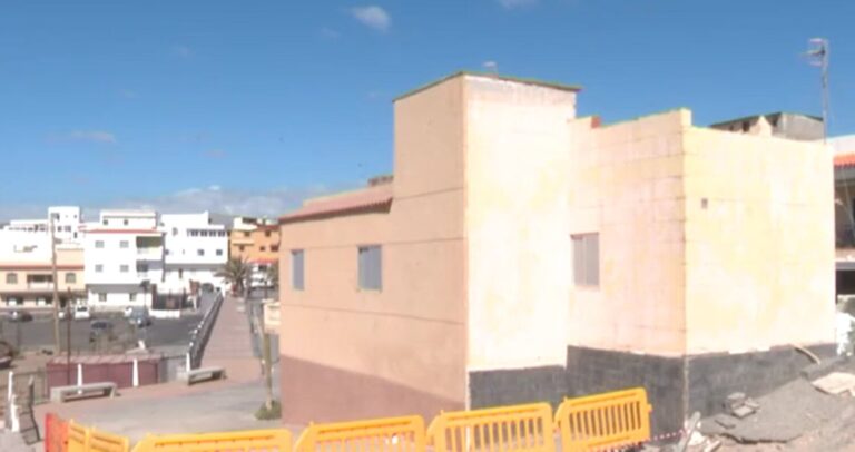 Derrumbe en la zona de Tajao, en el municipio tinerfeño de Arico