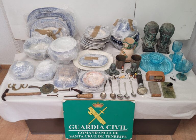 Recuperan antigüedades pertenecientes al Patrimonio Histórico y Cultural de Canarias en Los Llanos de Aridane