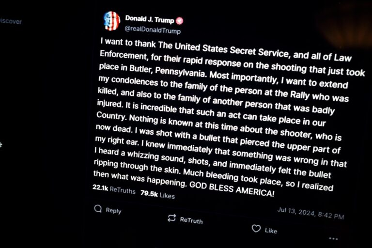 El mundo de la política condena el ataque a Donald Trump