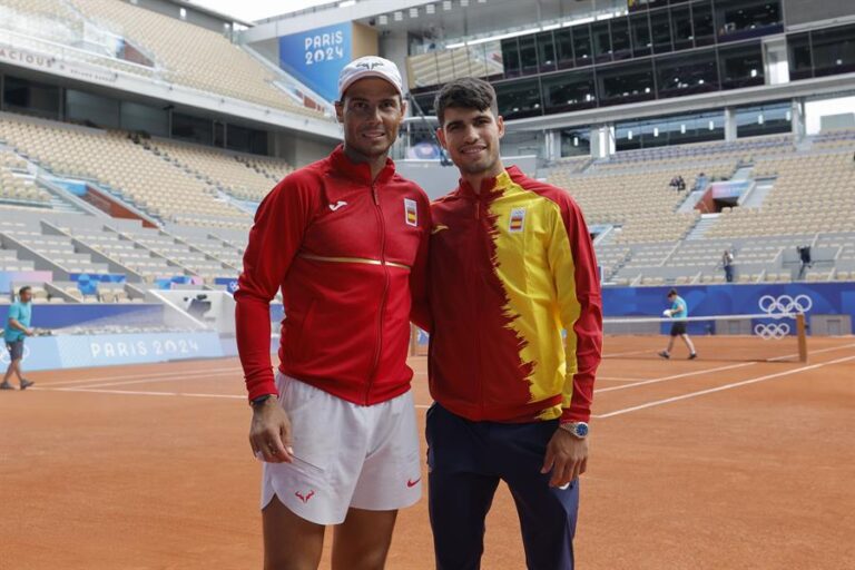 Nadal y Alcaraz ya entrenan en París