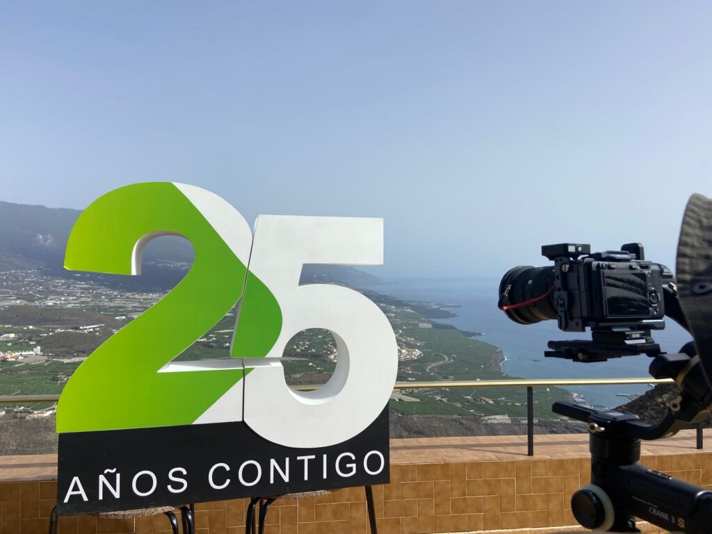25 aniversario de Televisión Canaria. Mirador del Time, Tijarafe, La Palma 