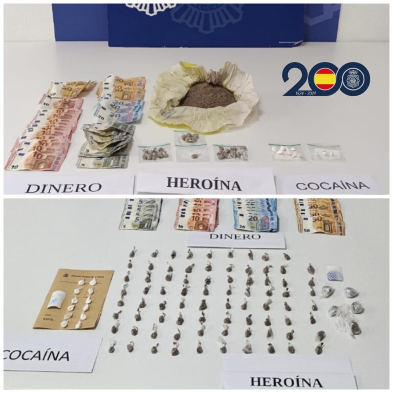 Desactivado un punto negro de venta de heroína y cocaína en La Laguna. Hay dos detenidos