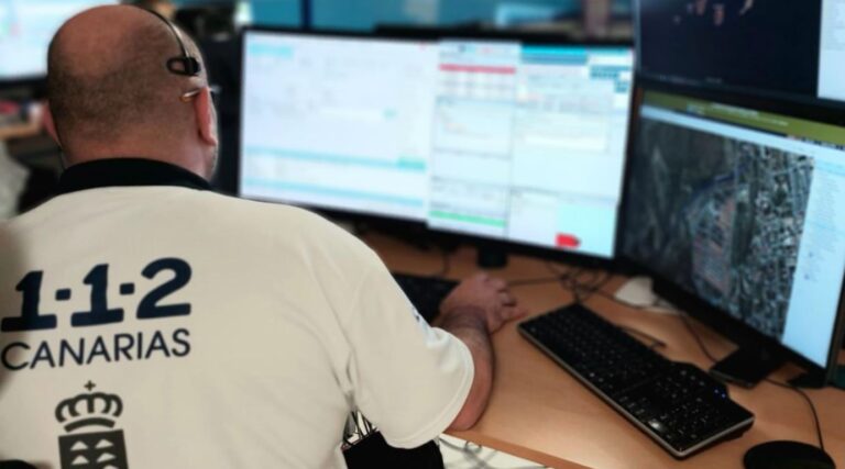 Un ciclista herido grave tras sufrir un accidente en Lanzarote