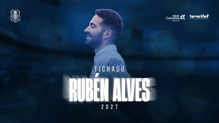 Rubén Alves ficha por el CD Tenerife hasta 2027