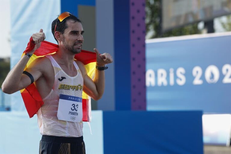 Álvaro Martín, medalla de bronce en los 20 kilómetros marcha