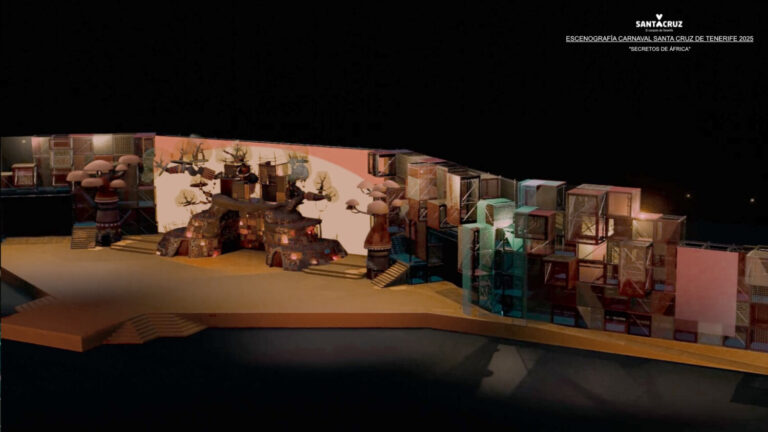 La esencia africana protagoniza el escenario del carnaval 2025 de Santa Cruz de Tenerife