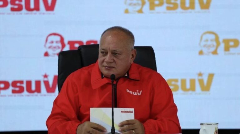 Cabello acusa a Machado del apagón eléctrico y de reclutar a menores para generar disturbios
