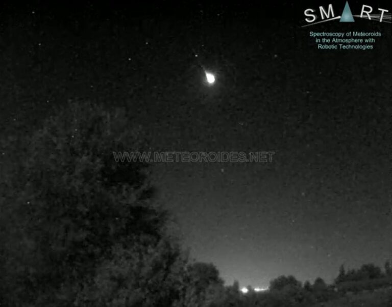 Una bola de fuego sobrevuela Castilla-La Mancha y se extingue sobre Madrid capital