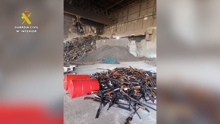 La Guardia Civil destruye más de 1.500 armas en la provincia de Las Palmas