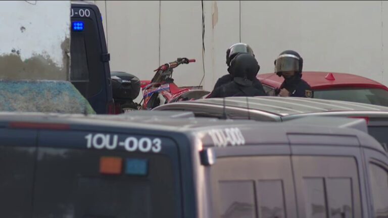 Operativo antidroga en el barrio de Zárate, en la capital grancanaria