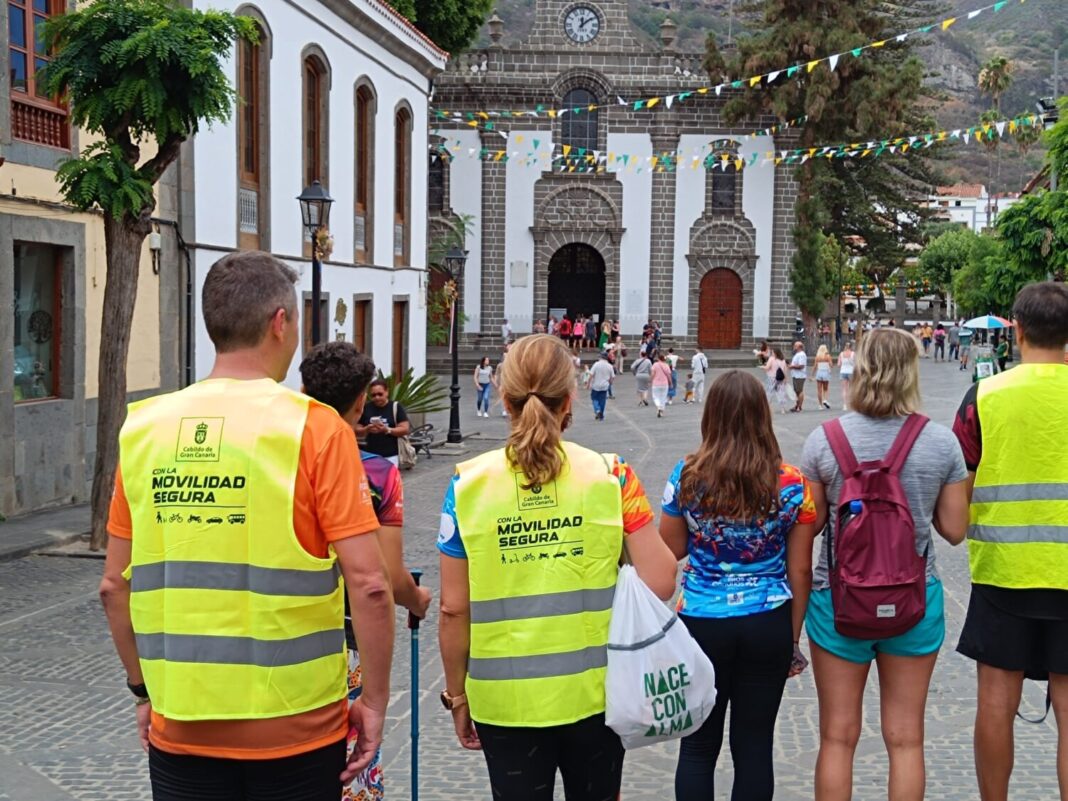 Movilidad segura para los peregrinos a Teror. Imagen Cabildo de Gran Canaria