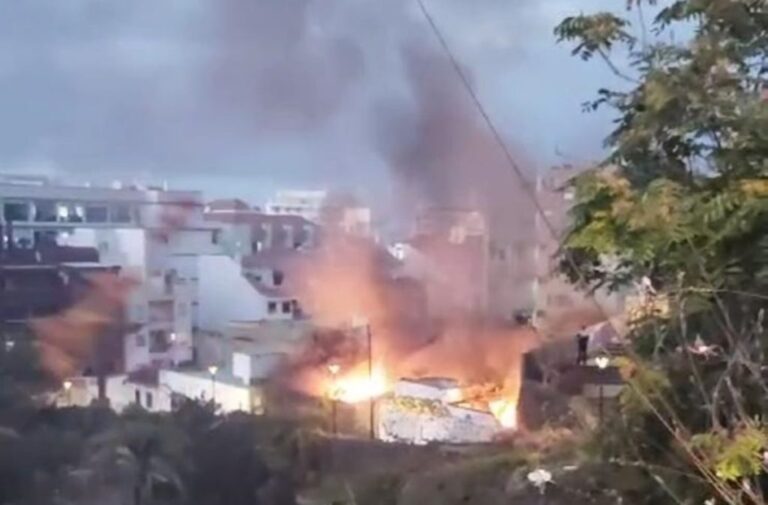 Detenidos los presuntos autores del incendio de una casa en Puerto de la Cruz